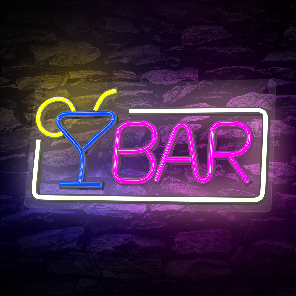 Neonskilt PLEXI LED BAR multicolor FPNE01X Forever Light