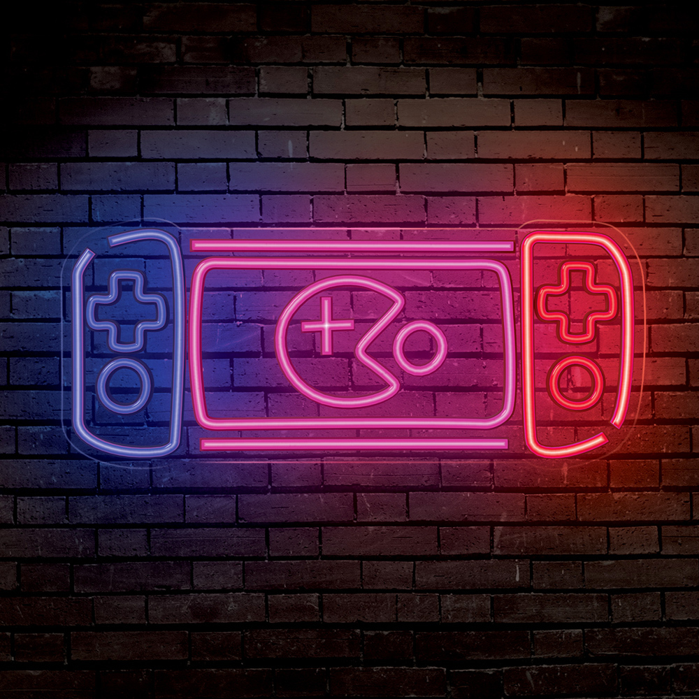 Neonskilt PLEXI LED GAME CONSOLE multicolor FPNE27 Forever Light