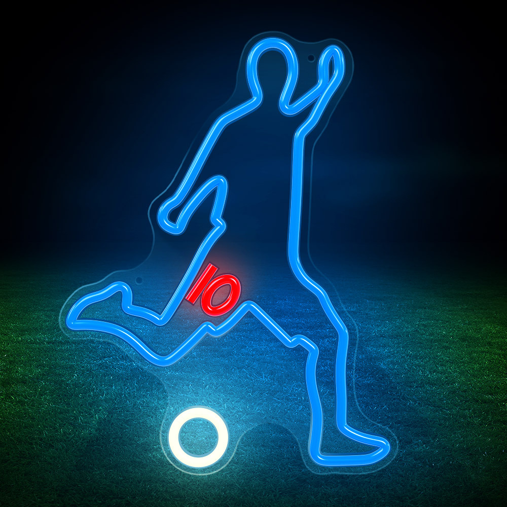 Neonskilt PLEXI LED FOOTBALLER multicolor FPNE31 Forever Light