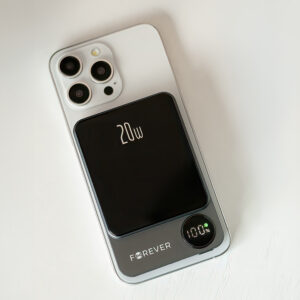 Forever trådløs powerbank MATB-200 20W PD 5000 mAh magnetisk svart